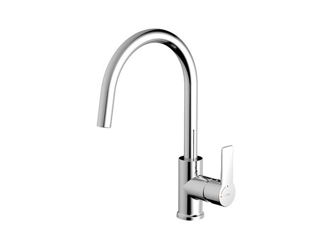 Jika Ponta Style Dřezová stojánková baterie, otočné raménko, Cold Start, chrom