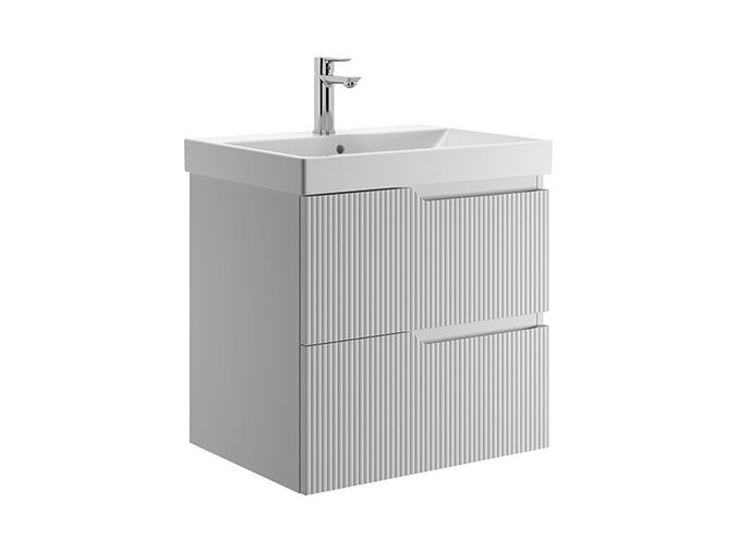 Jika Cubito Style Skříňka pod umyvadlo 61,5×46,5 cm, 2 zásuvky, bílá mat