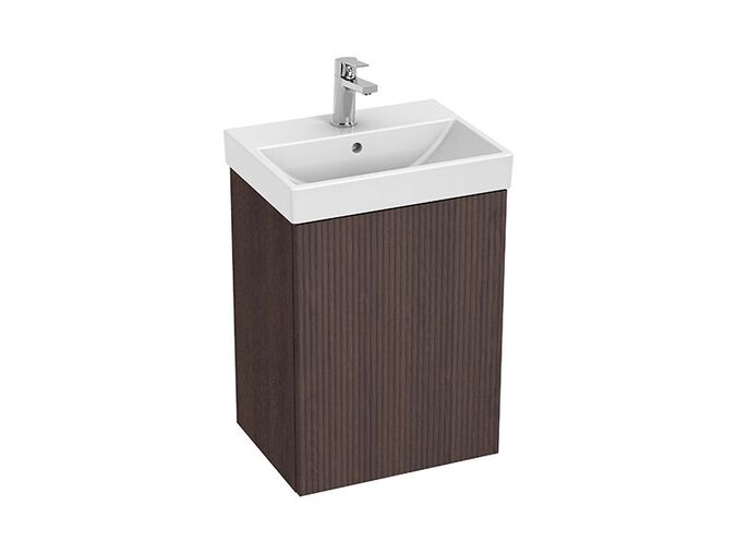 Jika Cubito Style Skříňka pod umývátko 45×34 cm, 1 dveře, tmavý ořech