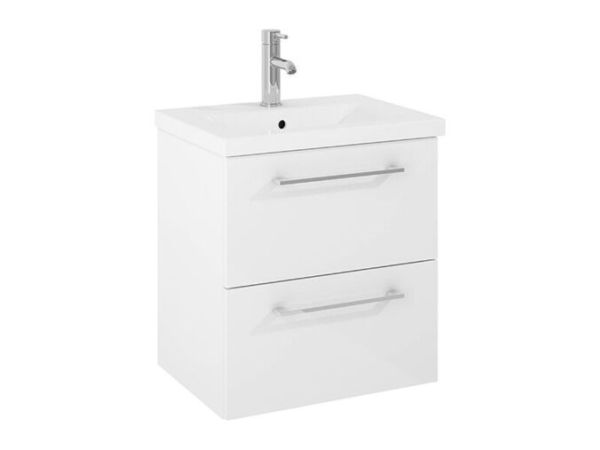 Jika Ponta Skříňka pod umyvadlo 50 cm, 2x zásuvka, bílá