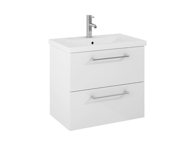 Jika Ponta Skříňka pod umyvadlo 60 cm, 2x zásuvka, bílá