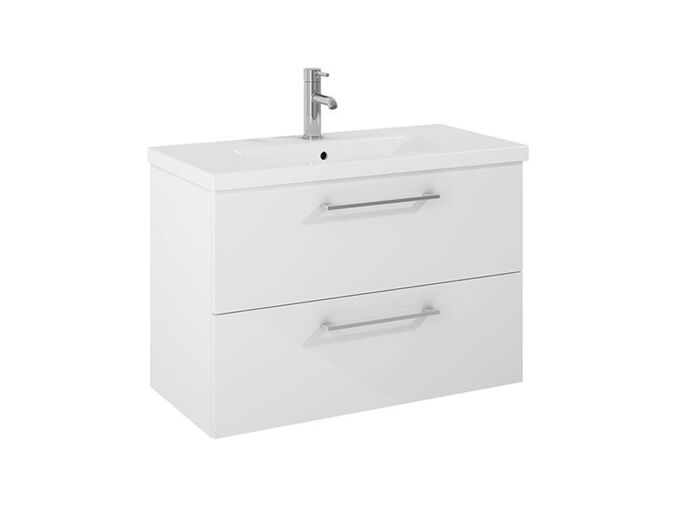 Jika Ponta Skříňka pod umyvadlo 80 cm, 2x zásuvka, bílá