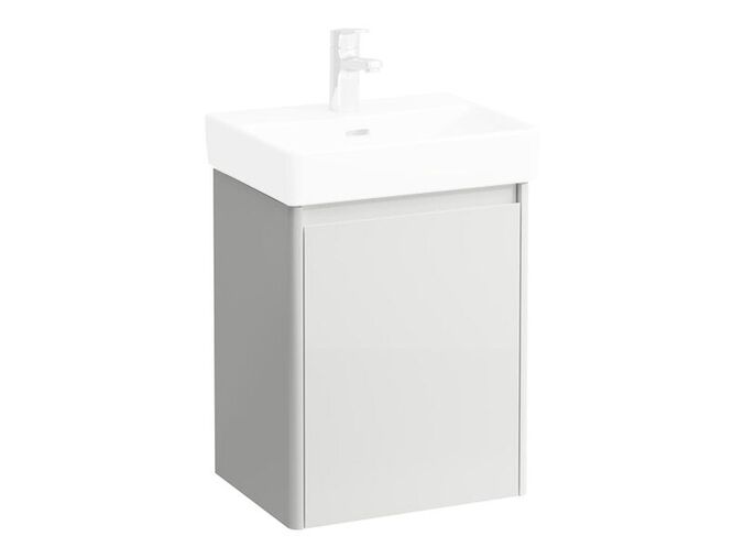 Laufen Base 2.0 skříňka pod umývátko 42x32 cm, 1 dvířka, závěsy vpravo, bílá lesk