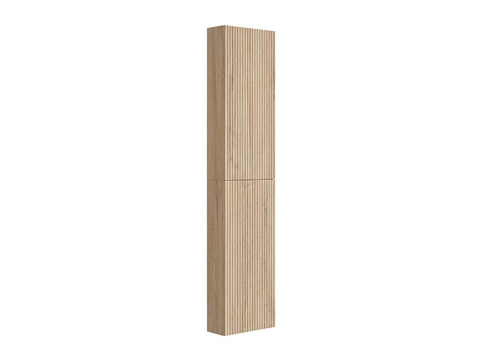 Jika Cubito style Vysoká skříňka 35 x162 cm, 2 dveře levé/pravé, 5 polic, dekor dřevo