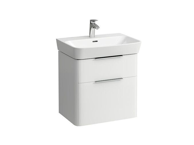 Laufen Moderna skříňka s umyvadlem 62x46,5 cm, 2x zásuvka, bílá lesk - výprodej vzorku