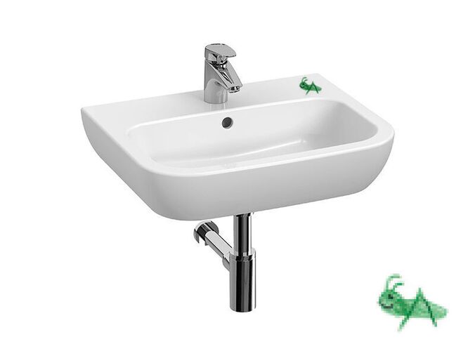 Jika Deep by Jika Umyvadlo 50 cm, otvor pro baterii, přepad, s dětským motivem, bílá