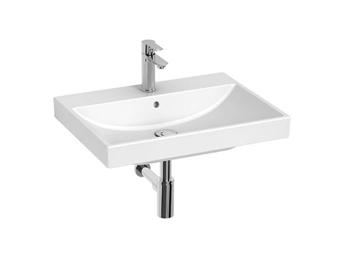 Jika Cubito style Umyvadlo 61,5×46,5 cm, otvor pro baterii, přepad, bílá