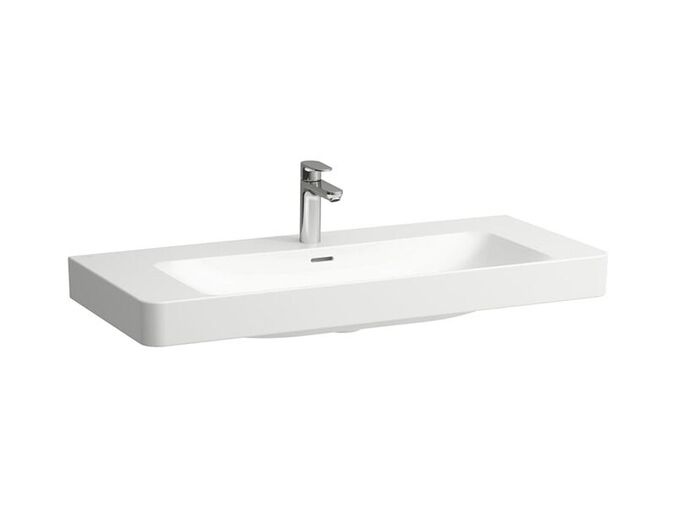 Laufen Pro X umyvadlo 105x46,5 cm, otvor pro baterii, přepad, broušená spodní část, bílá