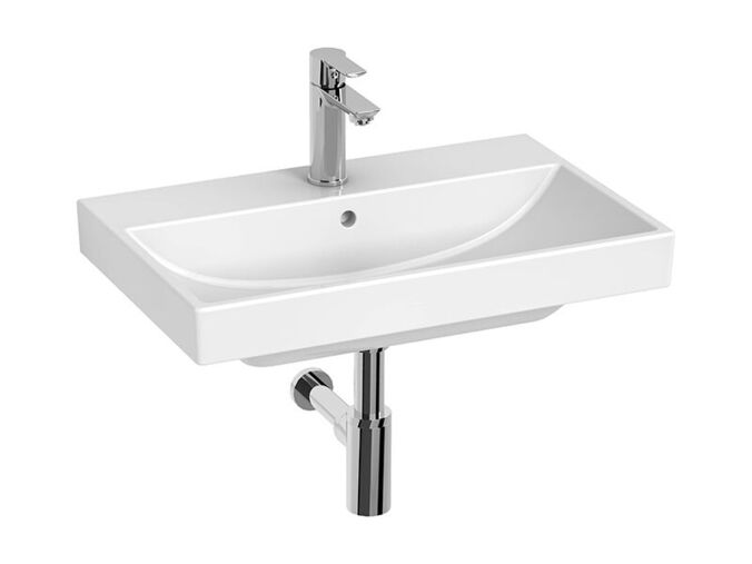 Jika Cubito Style Jika Cubito Style Umyvadlo Compact 61,5×39,5 cm, otvor pro baterii, přepad, bílá