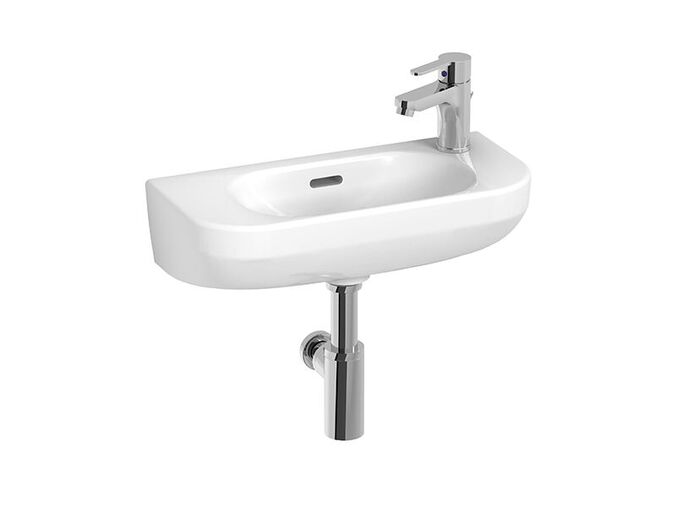 Jika umývátko 50x23 cm, přepad, otvor pro baterii vpravo, bílá