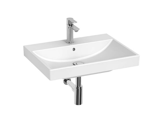 Jika Cubito Style Umývátko 45×34 cm, otvor pro baterii, přepad, bílá