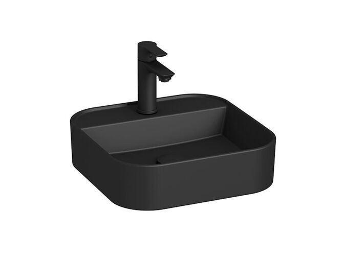 Jika Astra Umyvadlová mísa 40x40 cm, bez přepadu, černá mat
