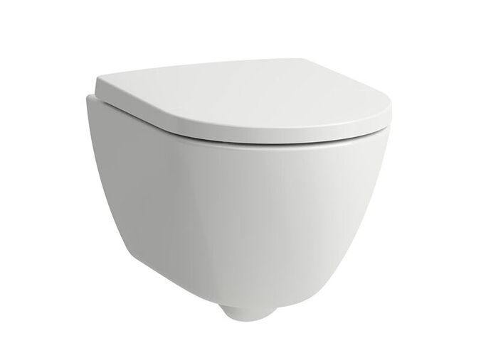 Laufen Pro X Advanced závěsné WC 49x36 cm, silent flush, Rimless, bílá LCC Active