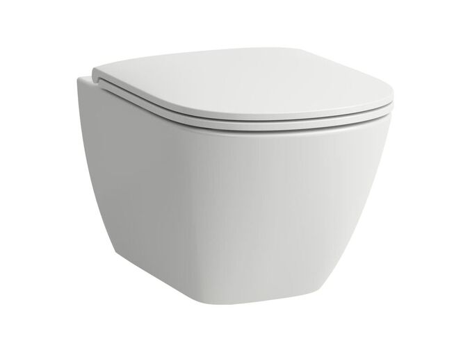 Laufen Lua závěsné WC Silent Flush 52x36 cm, rimless, hluboké splachování, bílá