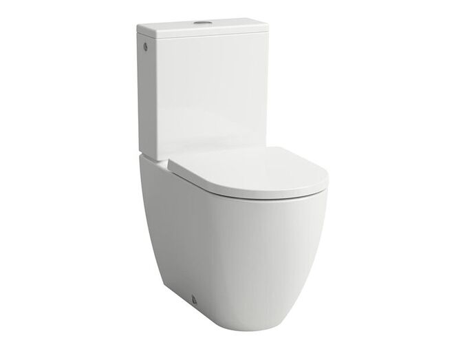 Laufen Pro X stojící WC kombi, kapotovaný, 36x68 cm, rimless, hluboké splachování, bílá