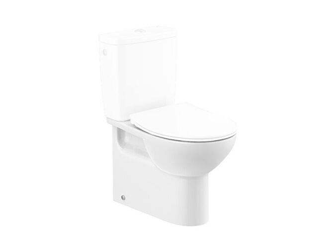 Jika Zeta WC kombi 65x36 cm, vario odpad, Rimless, bílá