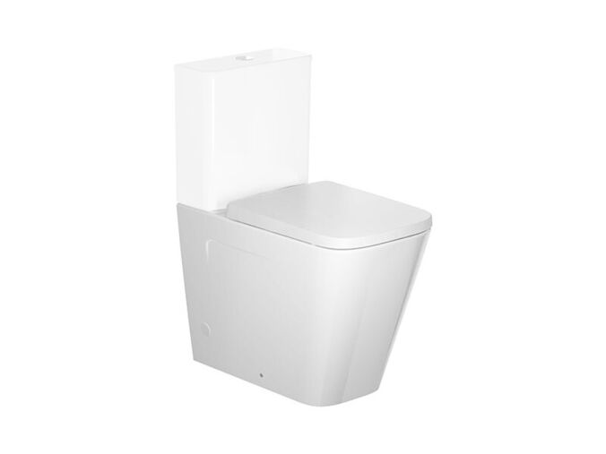 Jika Pure Style WC kombinační mísa, kapotovaná ke stěně, Vortex/Rimless, 63x35,5 cm, vario, bílá