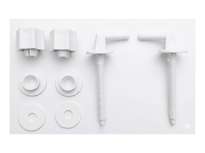 Jika Náhradní díly Náhradní úchyty k WC sedátku Lyra plus, termoplast, bílá
