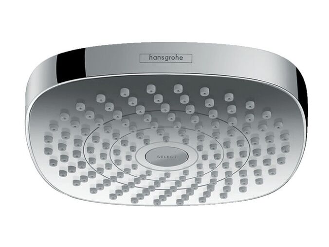 Hansgrohe Croma Select E Hlavová sprcha 180, 2 proudy, EcoSmart 9 l/min, bílá/chrom