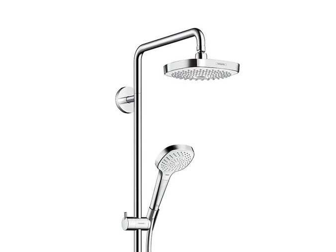 Výprodej - Hansgrohe Croma Select E Sprchová souprava 180 2jet Showerpipe, bílá/chrom