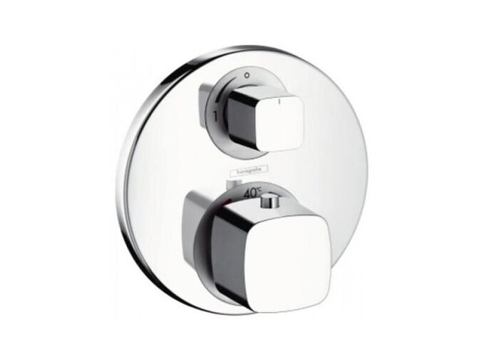 Hansgrohe Ecostat E Hansgrohe Metris New Termostat Ecostat E s uzavíracím ventilem pod omítku, chrom