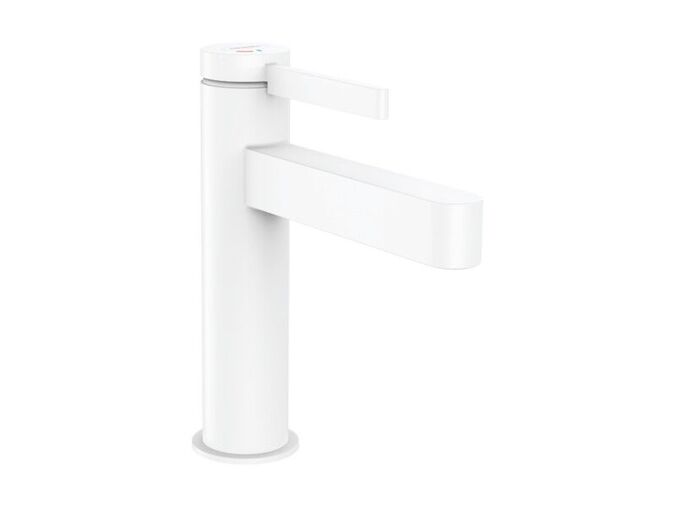 Hansgrohe Finoris Umyvadlová baterie 110, s výpustí Push-Open, CoolStart, EcoSmart, matná bílá