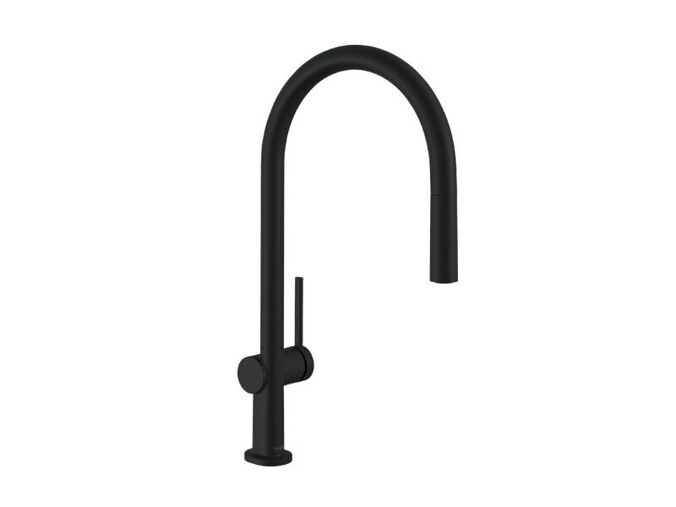 Hansgrohe M54 Dřezová baterie Talis s výsuvnou koncovkou, sBox, matná černá