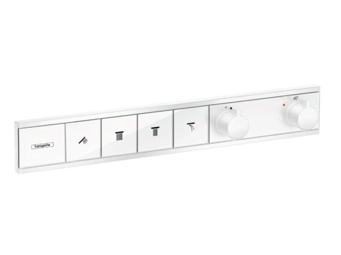 Hansgrohe RainSelect Baterie pod omítku pro 4 spotřebiče, matná bílá