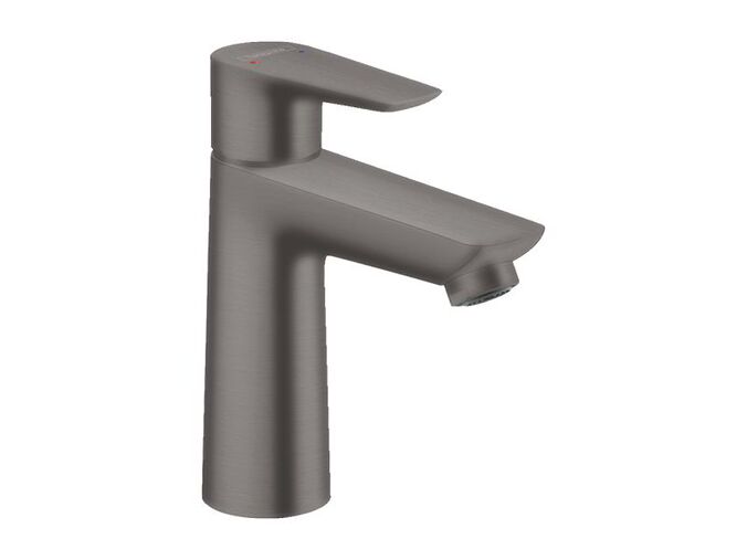 Hansgrohe Talis E Umyvadlová baterie s výpustí, kartáčovaný černý chrom