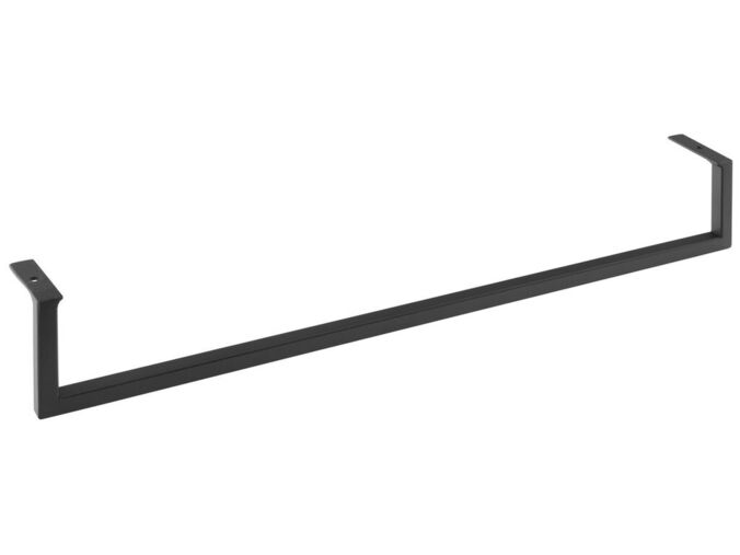 Aqualine HANG držák ručníků pod umyvadlo 665x98mm, černá mat