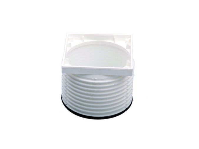 HL Nástavec 110 mm/92 mm/100x100 mm, bílá včetně O-kroužku