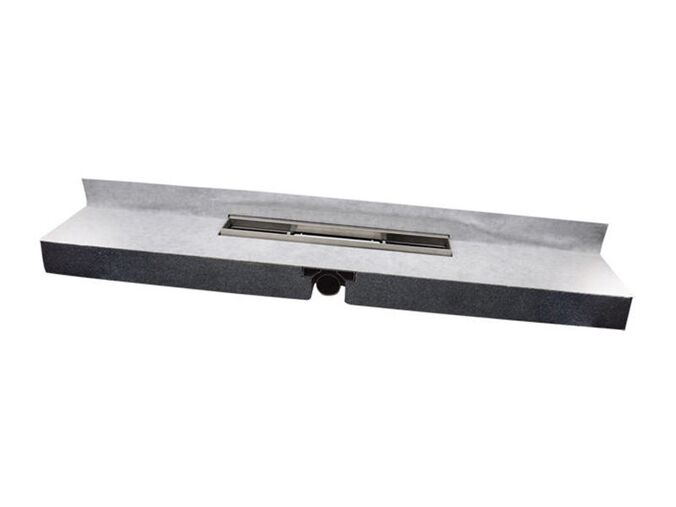 HL sprchový žlab 1200x200x79 mm Primus-Line (suchý sifon) montáž ke stěně, ležatý odtok