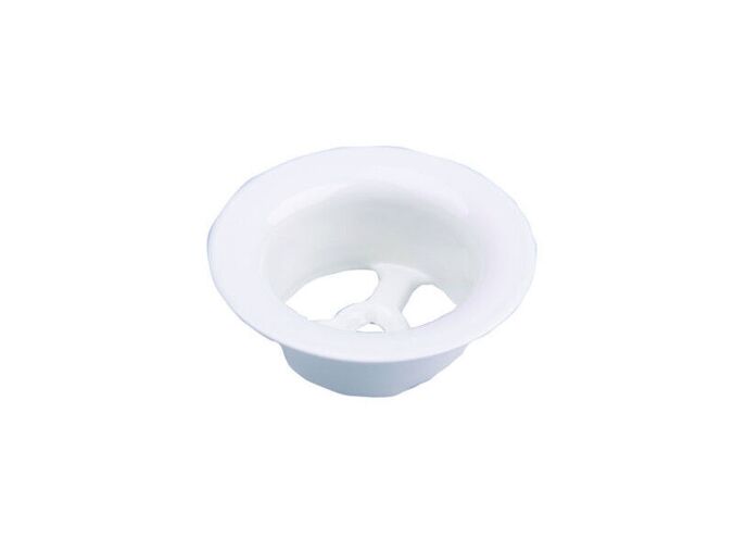 HL Talířek ventilu nerez, bílá