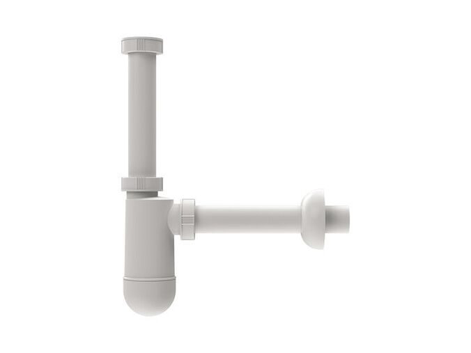 HL Umyvadlový sifon DN40x5/4”s krycí růžicí odtoku
