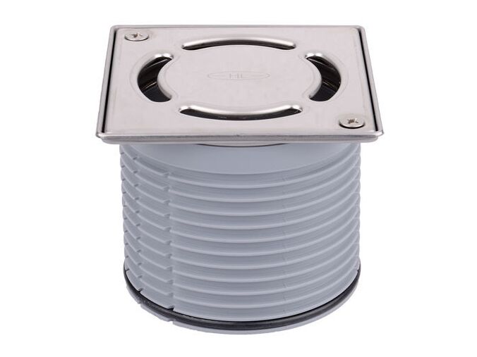 HL Nástavec d 110 mm, nerezový rámeček 121x121 mm