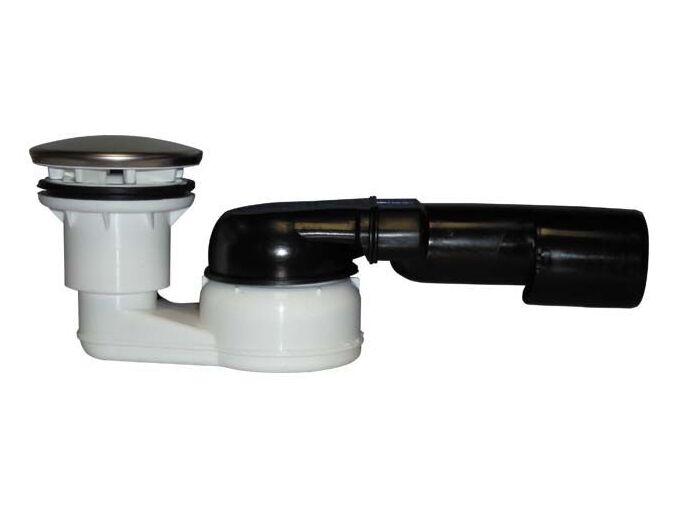 HL Zápachová uzávěrka DN40/50x80mm s vodorovným odtokem, pro vany sprchových koutů