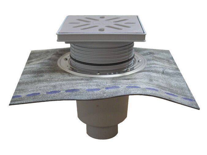 HL Velkokapacitní dvorní vtok DN160, svislý odtok s živičným pásem