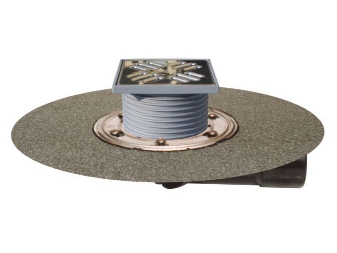 HL Terasový a balkonový vtok DN50/75 s otočným kloubem na odtoku