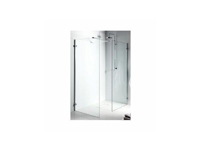 Kolo NEXT pevná stěna Walk-In 50/195cm, profil chrom/stříbrná lesk, sklo čiré, Reflex