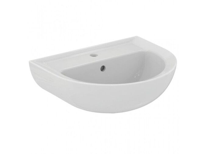 Ideal Standard Eurovit Umyvadlo 55x45x22 cm, s přepadem, otvor pro baterii, bílá