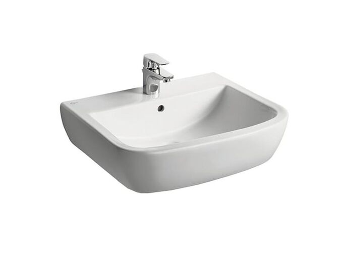 Ideal Standard Tempo Umyvadlo 65x53x19 cm, s přepadem, otvor pro baterii, bílá