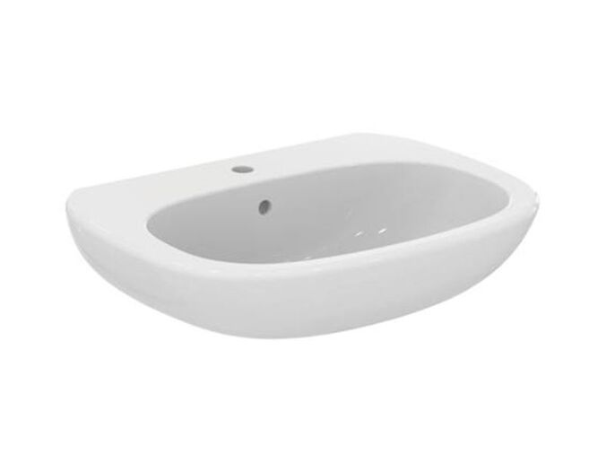 Ideal Standard Tesi Umyvadlo 650x500x210 mm, s přepadem, otvor pro baterii, bílá