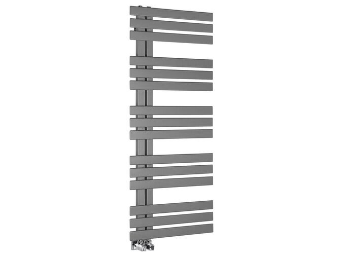 Sapho SILVANA otopné těleso 500x1236 mm, metalická stříbrná