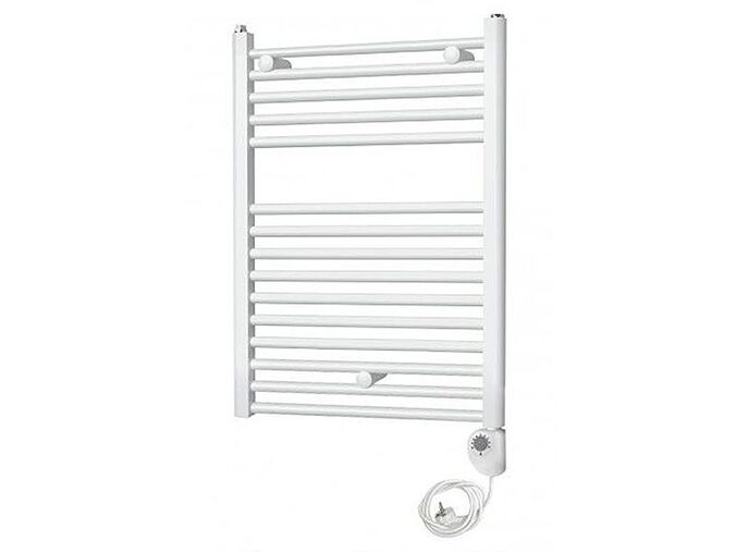 Isan Grenada Elektro koupelnový radiátor 69,5x60 cm, regulátor Mini PW, sněhově bílá