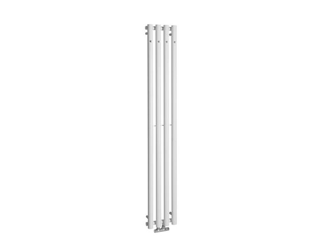 Sapho PILON otopné těleso 270x1800mm, se čtyřmi háčky pro ručník, bílá mat