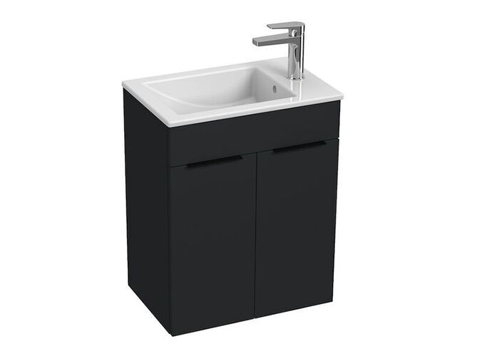 Jika Cube Skříňka s umyvadlem 50,5x33,5x62,2 cm, 2x dvířka, antracit mat