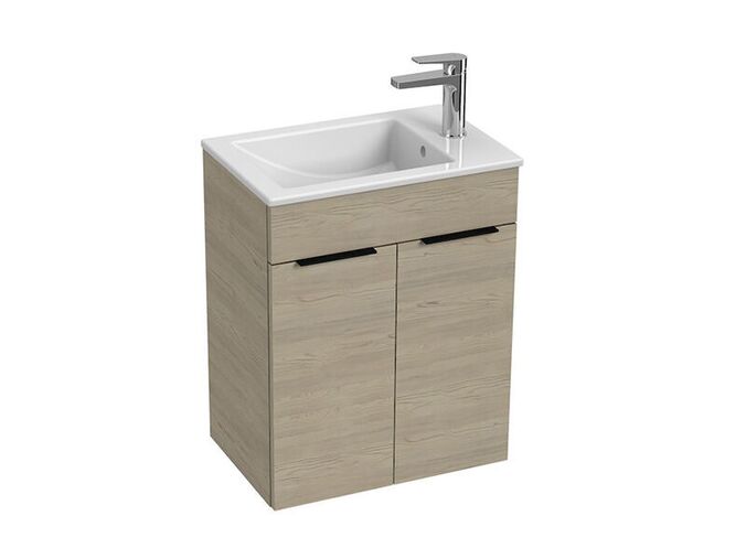 Jika Cube Skříňka s umyvadlem 50,5x33,5x62,2 cm, 2x dvířka, jasan