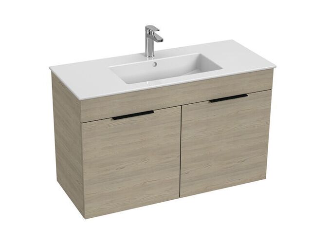 Jika Cube Skříňka s umyvadlem 100x43x62,2 cm, 2x dvířka, jasan