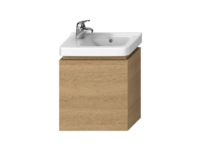 Jika Cubito Pure Skříňka pod umývátko 44x24,1x48 cm, výklopné dveře, dub