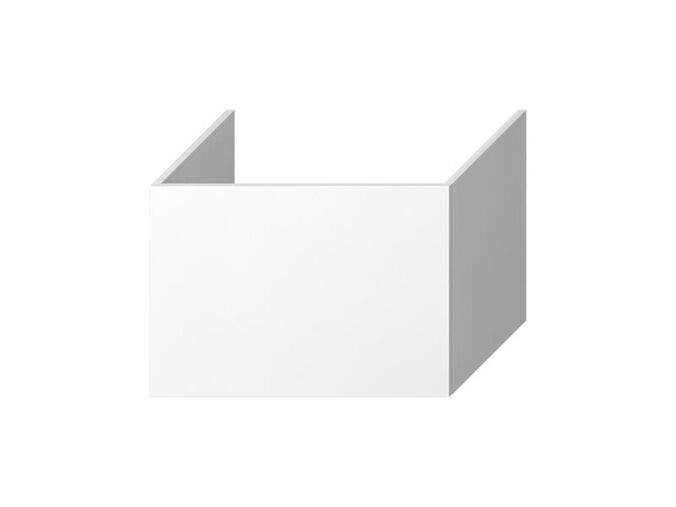Jika Cubito Pure Skříňka pod desku, 64x46,7x45 cm, 1x zásuvka, bílá/bílá lesk